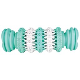 TRIXIE DENTA FUN NATUURRUBBER BOT MET MUNTSMAAK 15 CM 3 ST