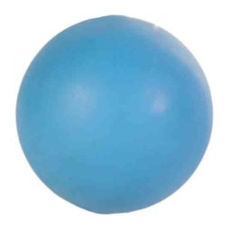 TRIXIE NATUURRUBBER BAL ZONDER GELUID ASSORTI 5 CM 4 ST