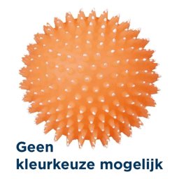 TRIXIE EGELBAL FLUORISEREND VINYL MET GELUID ASSORTI 10X10X10 CM 3 ST
