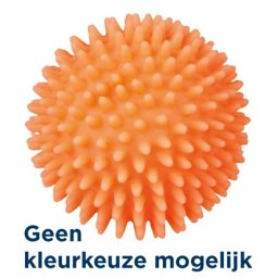 TRIXIE VINYL EGELBAL MET GELUID ASSORTI 7X7X7 CM 4 ST