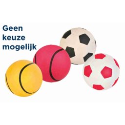 TRIXIE DRIJVENDE SCHUIMRUBBER BAL ASSORTI 7X7X7 CM 3 ST