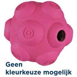 TRIXIE SNACKBAL NATUURRUBBER ASSORTI 9X9X9 CM 3 ST