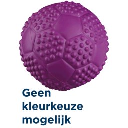 TRIXIE NATUURRUBBER SPORTBAL DIVERSE ASSORTI 5,5X5,5X5,5 CM 4 ST