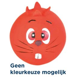 TRIXIE LATEX FACE BAL MET GELUID ASSORTI 6X6X6 CM 12 ST