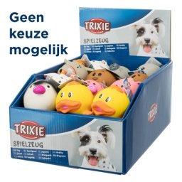 TRIXIE LATEX / POLYESTERVLIES BALDIER MET GELUID ASSORTI 6X6X6 CM 24 ST