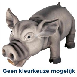TRIXIE LATEX / POLYESTERVLIES VARKEN MET DIERENGELUID ASSORTI 17 CM 3 ST