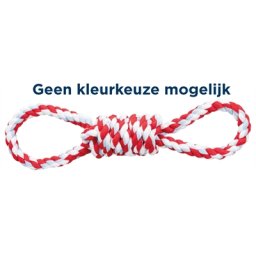 TRIXIE TOUW MET 2 HANDLUSSEN KATOEN POLYESTER ASSORTI 38 CM 3 ST