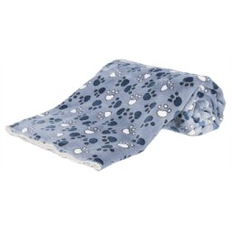 TRIXIE DEKEN TAMMY BLAUW / BEIGE 100X70X2CM