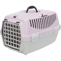 TRIXIE VERVOERSBOX CAPRI 1 LICHTGRIJS / LILA 48X32X31 CM