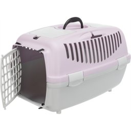 TRIXIE VERVOERSBOX CAPRI 2 LICHTGRIJS / LILA 55X37X34 CM