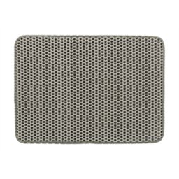 TRIXIE OPVANGMAT VOOR KATTENBAKKEN EVA GRIJS 75X58 CM