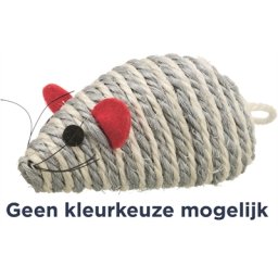 TRIXIE MUIS SISAL MET CATNIP ASSORTI 10 CM 4 ST