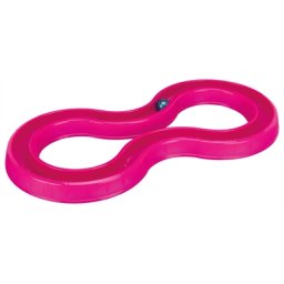 TRIXIE FLASHING BALL RACE KUNSTSTOF ROZE 65X31 CM