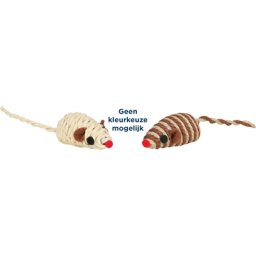 TRIXIE MUIS KATOEN / BAST ASSORTI 5 CM 132 ST