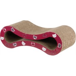 TRIXIE KRABGOLF MIMI KARTON MET CATNIP WIJNROOD 48X22X16 CM