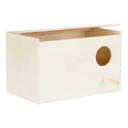 TRIXIE NESTKASTJE HOUT 30X20X20 CM GAT 6 CM