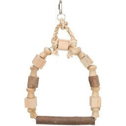 TRIXIE BOOGSCHOMMEL MET BONTE BLOKJES HOUT 20X29 CM 3 ST