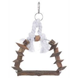 TRIXIE BOOGSCHOMMEL MET HOUTEN BLOKJES SCHORSHOUT 15X20 CM 3 ST