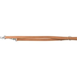 TRIXIE HONDENRIEM RUSTIC VETLEER VERSTELBAAR HEARTBEAT BRUIN 200X2,5 CM