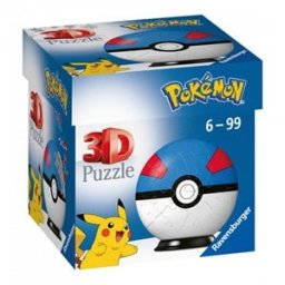 3D Puzzel - Pokemon Greatball (54 stukjes)