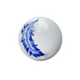 Delfts Blauwe Mini Urn Pebble Feather (0.18 liter)