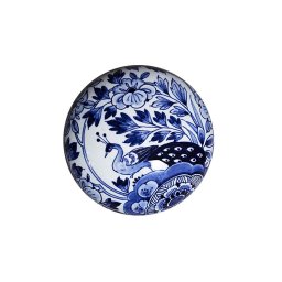 Delfts Blauwe Mini Urn Pebble Bird in Paradise (0.18 liter)
