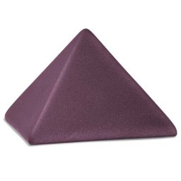 Middelgrote Piramide Urn Fluweel Berry (1.5 liter)