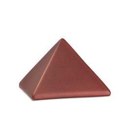 Kleine Piramide Urn Robijnrood (0.5 liter)