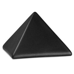 Middelgrote Piramide Urn Matzwart (1.5 liter)