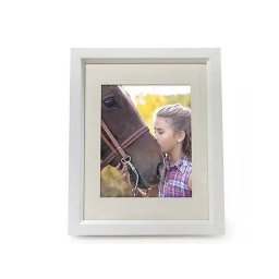 Tribute Dierenurn met Houten Fotolijst Hoogglans Wit (2.6 liter)