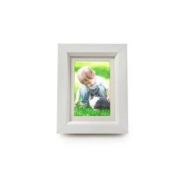 Tribute Dieren Urn met Houten Fotolijst Hoogglans Wit (0.25 liter)