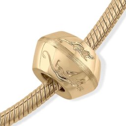 Strak Design Pet Memorial Bead Kat Muis - Goud
