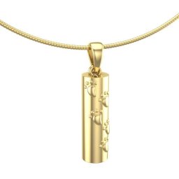 Gouden Ashanger Rond Buisje met Pootjes