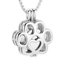 RVS Ashanger Pootafdruk, Rond Zilver Urntje en Collier