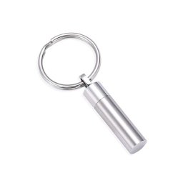 As-sleutelhanger Dieren Buisje Zilver