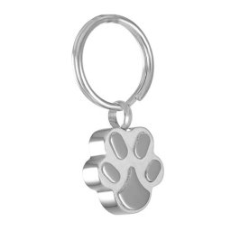 As-sleutelhanger Dieren Pootje Zilver
