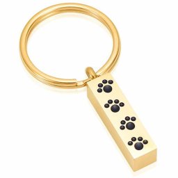 As-sleutelhanger Dieren Buisje-Pootjes Goud