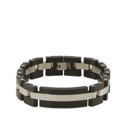 Zwarte Schakelarmband met Asruimte
