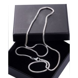Slangen Collier Large - Zilver