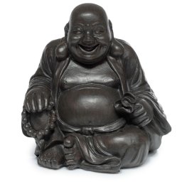 Mini Happy Boeddha Dieren Urntje Brons Links (0.1 liter)