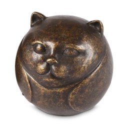 Bronzen Bol Dierenurn Kat (0.6 liter)