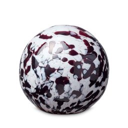 Middelgrote Kristallen Bal Dierenurn Black and White (1.5 liter)