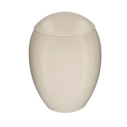 Grote Eikenhouten Dieren Urn Wit Geolied (3.5 liter)