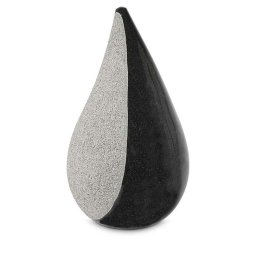 Granieten Teardrop Dieren Urn Marlin, Grijze Inlay (1.3 liter)