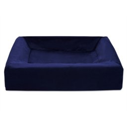 BIA BED ROYAL FLUWEEL OVERTREK HONDENMAND NAVY BIA-60 70X60X15 CM