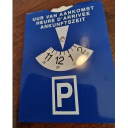 Parkeerschijf | Parkeerkaart - Blauwe zone | schijf / kaart voor parkeer