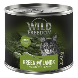6x200g Adult Green Lands Lam & Kip Wild Freedom Kattenvoer