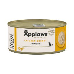 6x70g Mousse Kip Applaws Kattenvoer