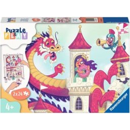 Puzzle & Play - Koninkrijk Van De Donuts Puzzel (2x24 stukjes)