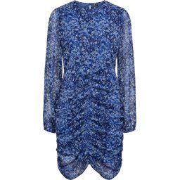 PIECES - Maat M - PCNAVI LS DRESS BC Dames Jurk